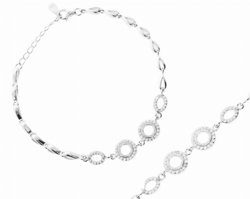 Srebrna bransoletka Próby 925