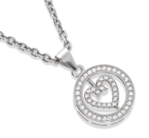 Srebrna zawieszka z cyrkoniami Próba 925 gr. 2.6