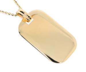 Złota zawieszka blaszka Próby 585 gr. 2,97
