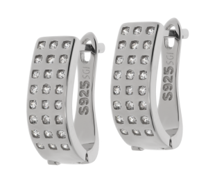 Srebrne kolczyki Próby 925 gr. 3.77