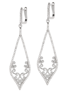 Srebrne kolczyki wiszące Próby 925 gr. 7.7