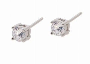 Srebrne kolczyki z cyrkoniami Próby 925 gr. 0.99