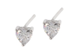 Srebrne kolczyki z cyrkoniami Próby 925 gr. 0.83