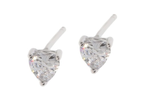 Srebrne kolczyki z cyrkoniami Próby 925