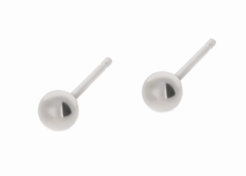 Srebrne kolczyki kulki Próba 925