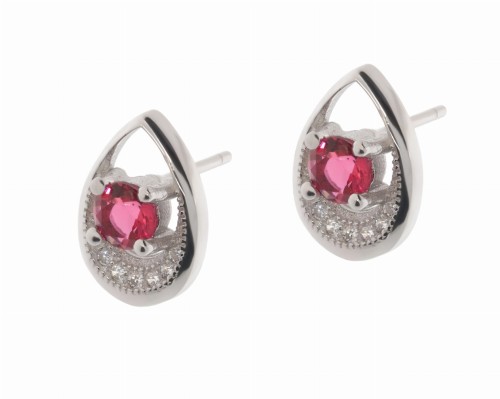 Srebrne kolczyki z cyrkoniami Próba 925