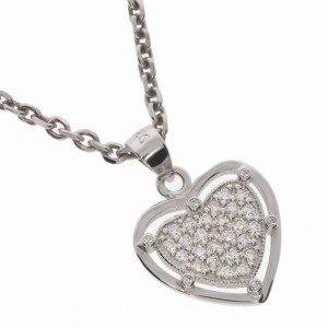 Srebrna zawieszka serce z cyrkoniami Próby 925 gr. 2.21