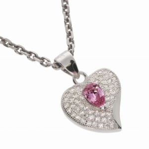 Srebrna zawieszka serce z cyrkoniami Próby 925 gr. 2.09