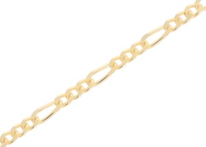 Złoty łańcuszek pełny figaro Próby 585 gr. 1.72