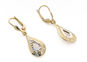 Złote kolczyki Próby 585 gr. 2,19