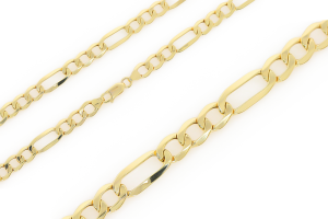 Złoty łańcuszek pusty Figaro Próby 585