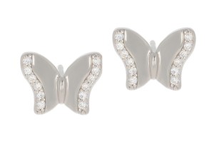 Srebrne kolczyki motyl Pr.925 1,40g