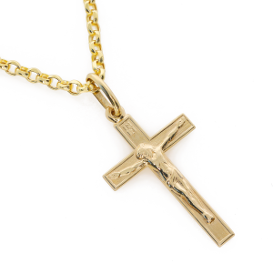 Złoty krzyżyk Próby 585 gr. 1.52