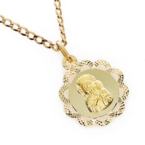 Złoty medalik Próby 585 gr. 0.93