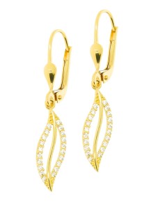 Złote kolczyki  Próby 585