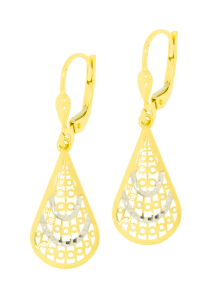 Złote kolczyki Próby 585