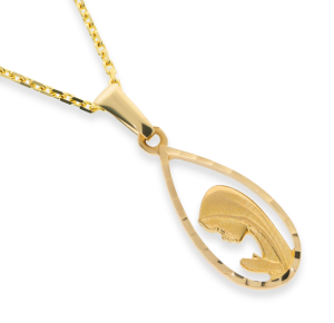 Złoty medalik Próby 585 gr. 0.86