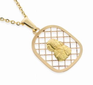 Złoty medalik Próby 585 gr. 0.91