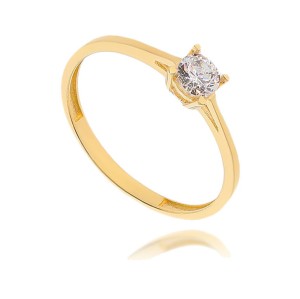 Złoty pierścionek zaręczynowy Próby 585