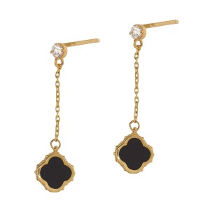 Złote kolczyki  Próby 585