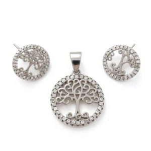 Srebrny komplet Próby 925