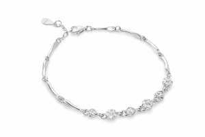 Srebrna bransoletka Próby 925